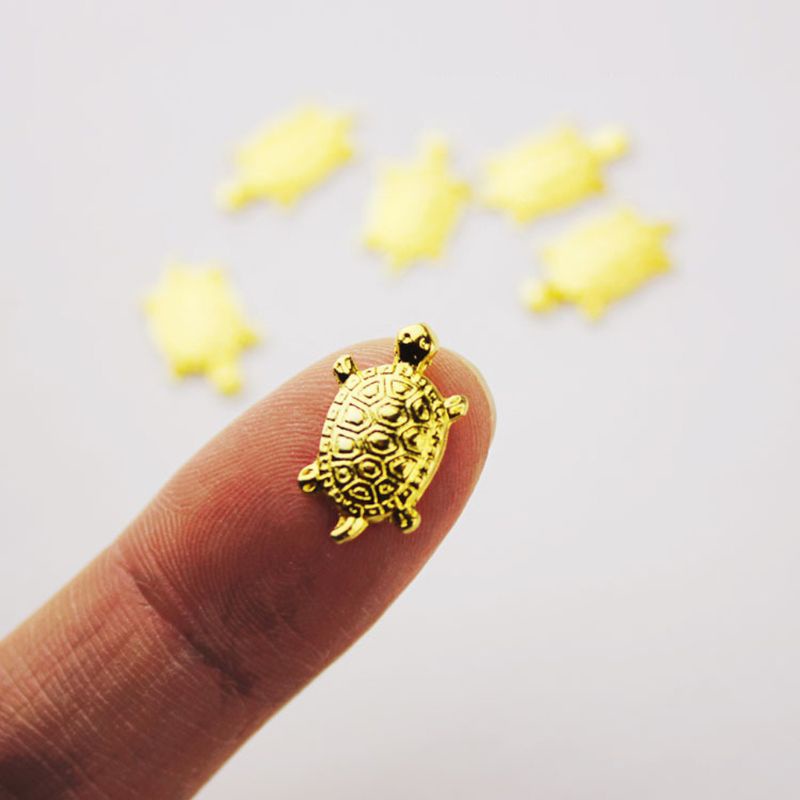 Set 10 Chú Rùa Vàng May Mắn Phong Cách Nhật Bản