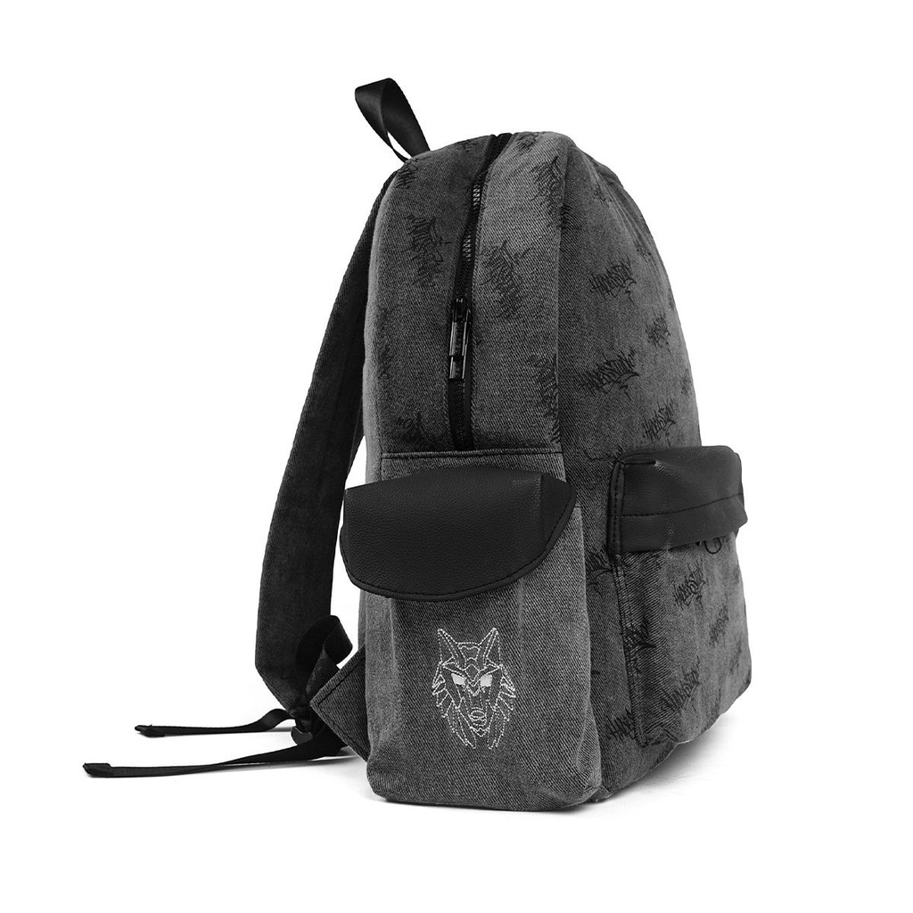 Ba lô Unisex ORGANIC WASHED GREY BACKPACK HADES Brand Chính Hãng