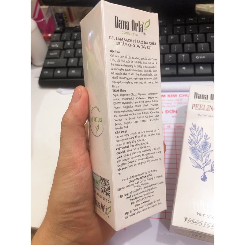 Gel tẩy kỳ tế bào da chết Dana Orla 50g