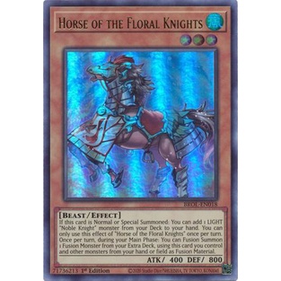 Thẻ bài Yugioh - TCG - Horse of the Floral Knights / BROL-EN018'