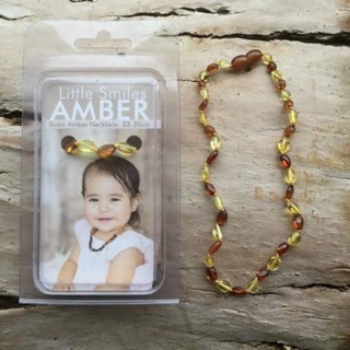 Vòng cổ Amber Úc chính hãng size 35 cm