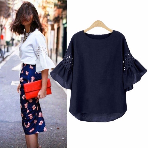 AM0622 - Áo tay loe cho người mập - giá 330k