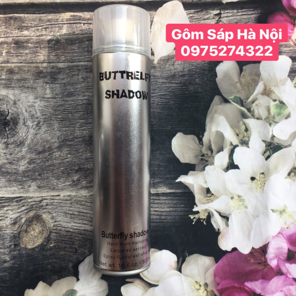 [Mã 66FMCGSALE hoàn 8% xu đơn 500K] Gôm xịt tóc BUTTREFLY SHADOW 600ML