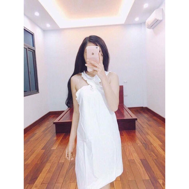 Váy yếm cổ zara 