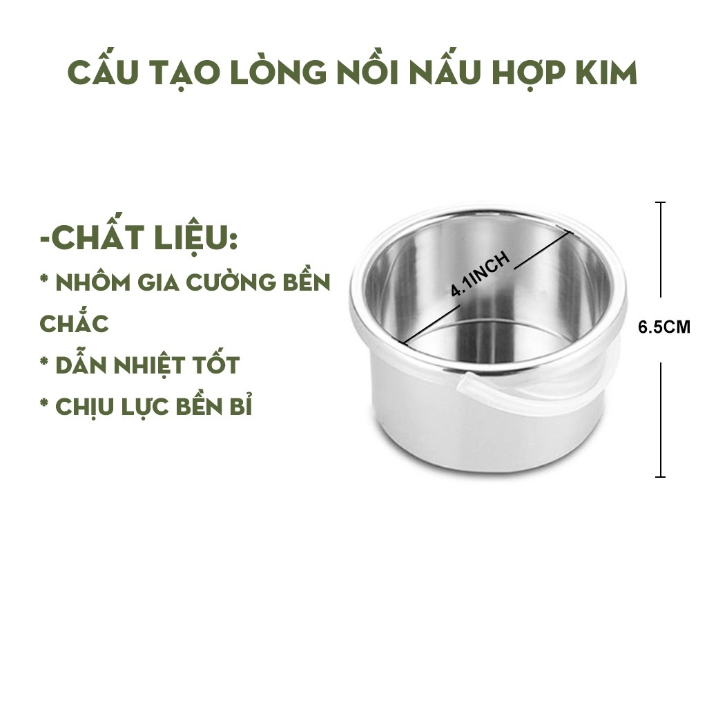 Nồi nấu sáp wax lông máy ria mép lông nách nóng bikini lạnh vùng kín hàng chính hãng