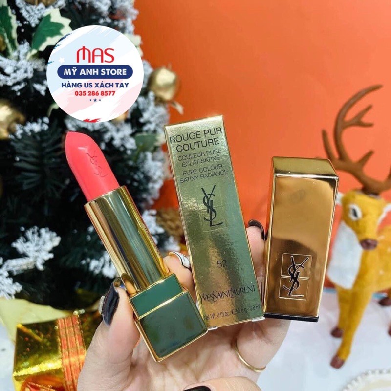 [ CHÍNH HÃNG ] Son YSL 52 Hồng Cam