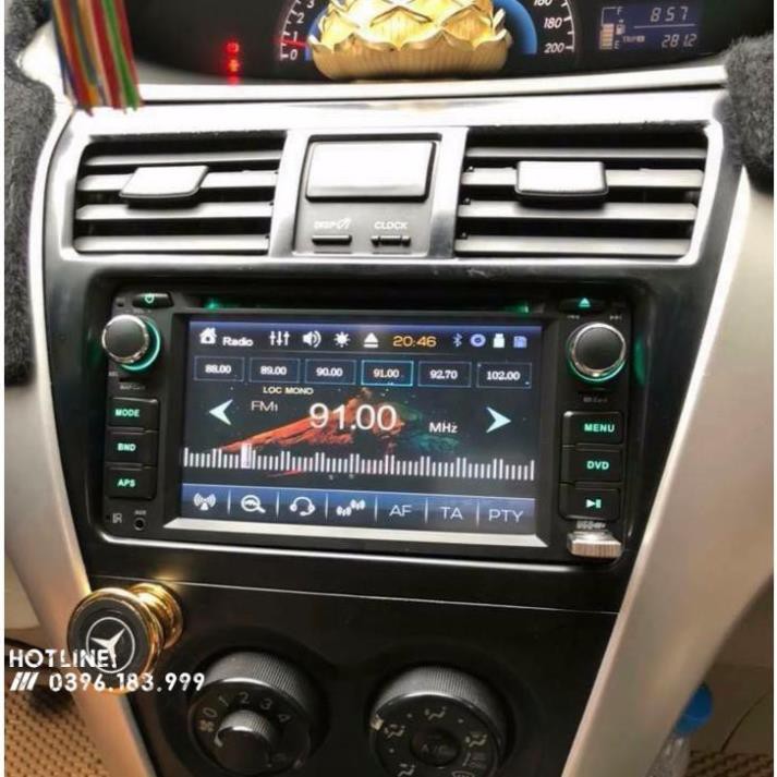 Đầu DVD GPS lắp chung Toyota ( lắp Vios, innova, fortuner, Altisl, yaris..) tặng thẻ GPS ver 2020