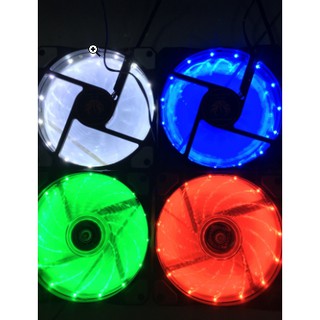 Fan tản nhiệt case 12cm led 15 bóng