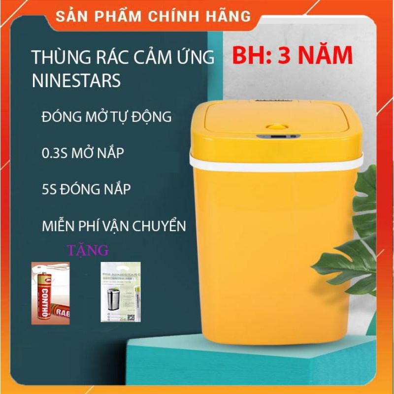 THÙNG RÁC XIAOMI CAO CẤP 12L NINESTARS ĐÓNG MỞ TỰ ĐỘNG THONG MINH XIAOMI