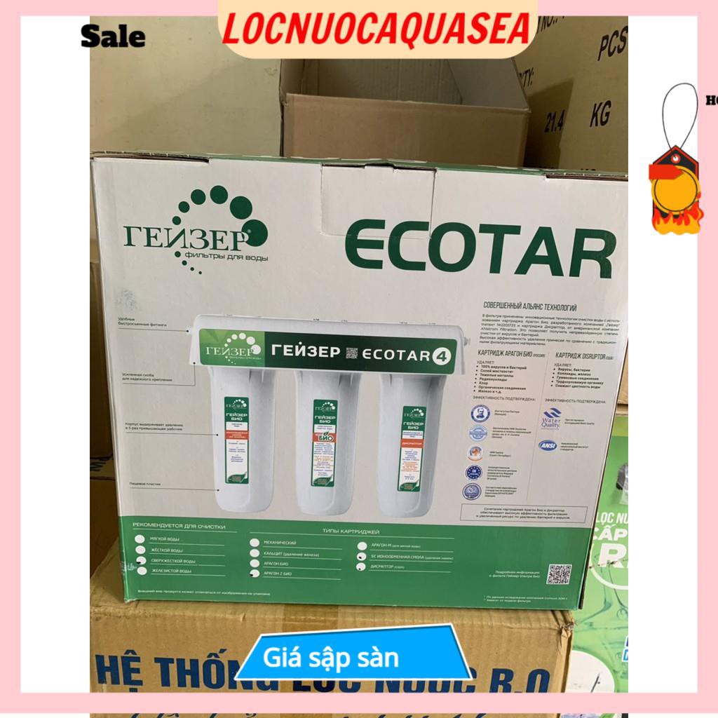 Máy lọc nước Geyser ecota 4 👉 Máy Nanogeyser Không Nước Thải Không Dùng Điện