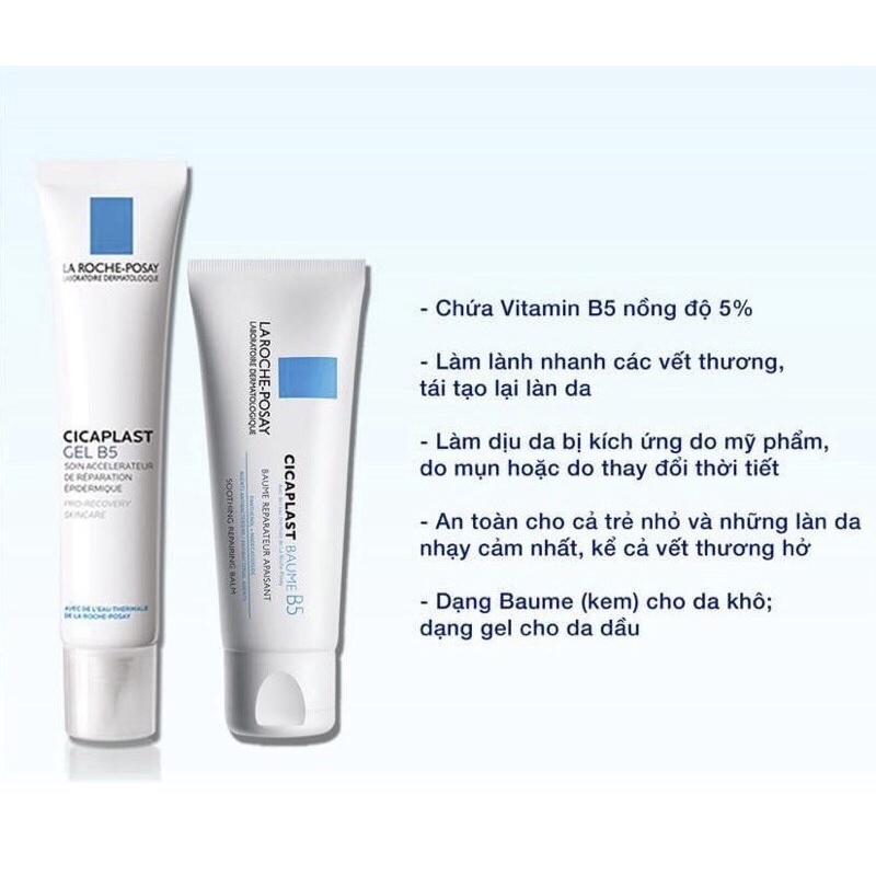 Kem dưỡng phục hồi da B5 La Roche Posay- Săn sale, đủ Bill