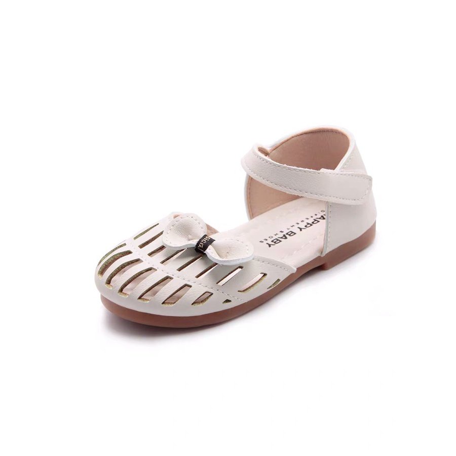 Sandal bé gái - giày búp bê rọ thoáng mát cho bé gái đế dẻo, da mềm nơ xinh xắn 1093 1095