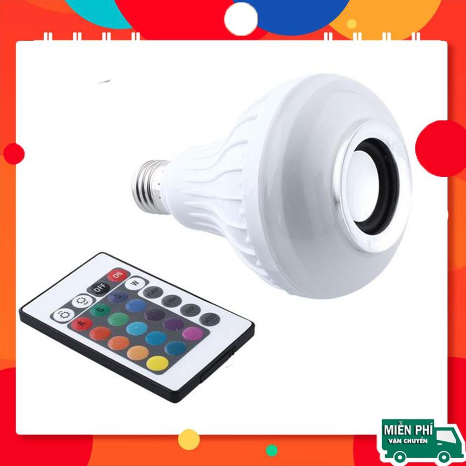 Siêu Sale - bóng đèn led,Bóng đèn kiêm loa nhiều màu ( LED Music) -  Bảo hành 1 đổi 1