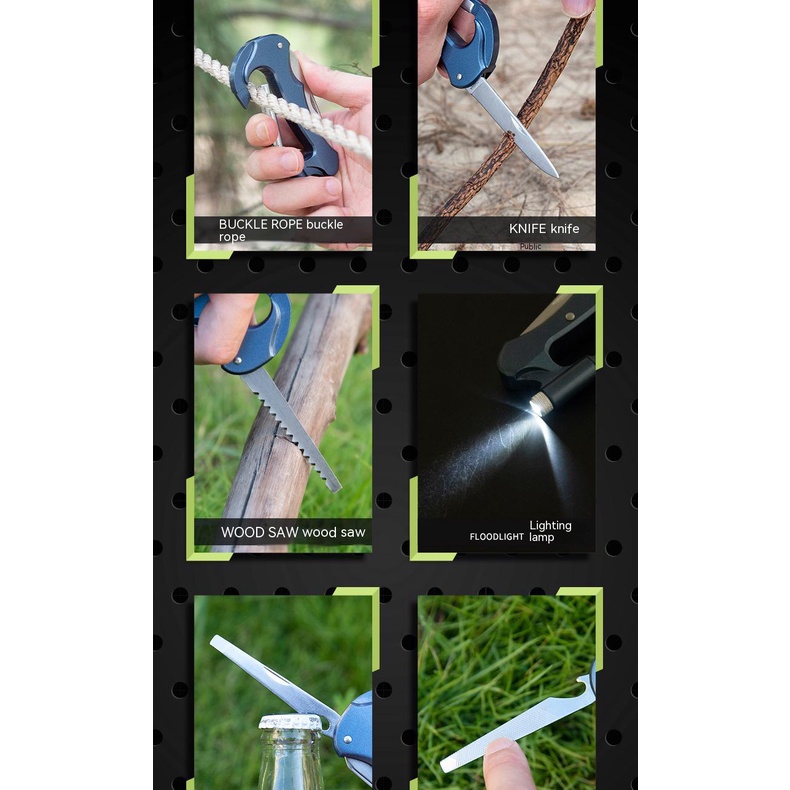 Móc Khóa Chữ D Đa Năng Bằng Hợp Kim Nhôm Cho Hoạt Động Leo Núi Ngoài Trời