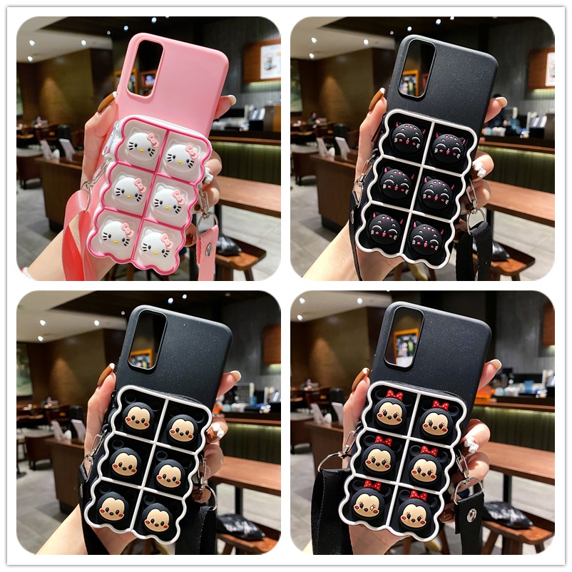 Ốp Điện Thoại Mềm Có Ví Hoạt Hình Cho Tecno Spark 6 Go 6 Air Itel Vision 1 Pro P36 Pro P36 Play Itel A56 Pro