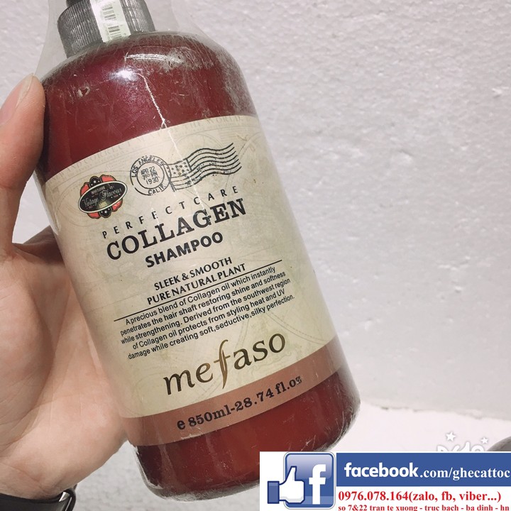 DẦU GỘI MEFASO COLLAGEN CHO TÓC HƯ TỔN