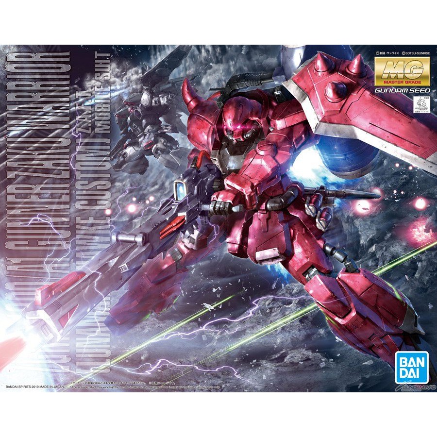 MÔ HÌNH LẮP RÁP BANDAI 1/100 MG GUNNER ZAKU WARRIOR LUNAMARIA HAWKE CUSTOM