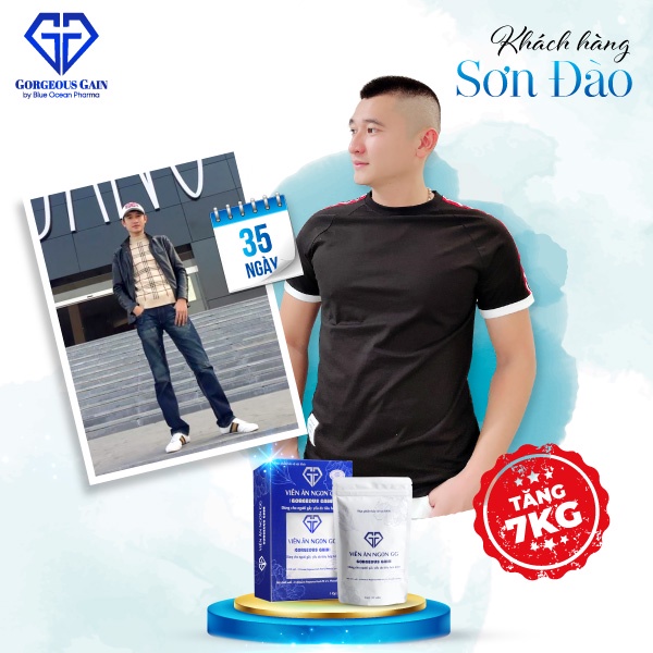 [hot sale]Viên Ăn Ngon GG Gorgeous Gain 30 Viên Giúp Tăng Cân Cải Thiện Hệ Tiêu Hoá Ăn Ngon Ngủ Sâu An Toàn Không Tác Dụ