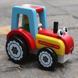 Đồ chơi gỗ Winwintoys Xe máy cày 63302