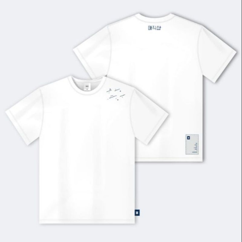 [OFFICIAL MERCH] BTS MAGIC SHOP T-SHIRT - ÁO TEE TRẮNG