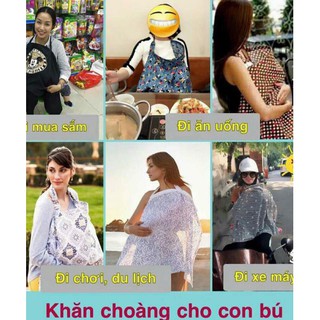 Áo Choàng Khi Đi Ra Ngoài Cho Mẹ Và Bé, Áo Choàng Cho Con Bú