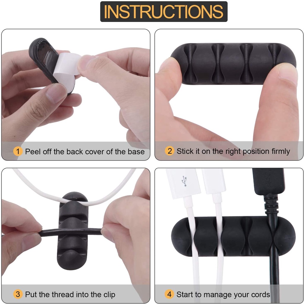 Kẹp giữ dây cáp gọn gàng tiện dụng