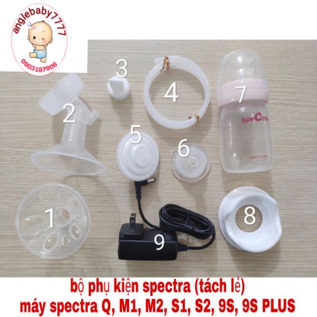 (Chính hãng) phụ kiện máy hút sữa spectra