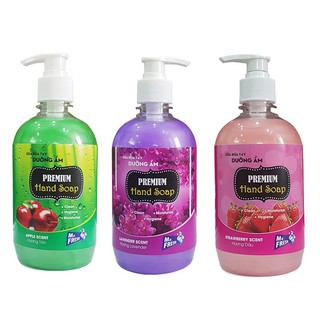 Bộ 3 bình sữa rửa tay tiệt trùng dưỡng ẩm Premium Hand Soap Mr Fresh Hàn Quốc 500ml