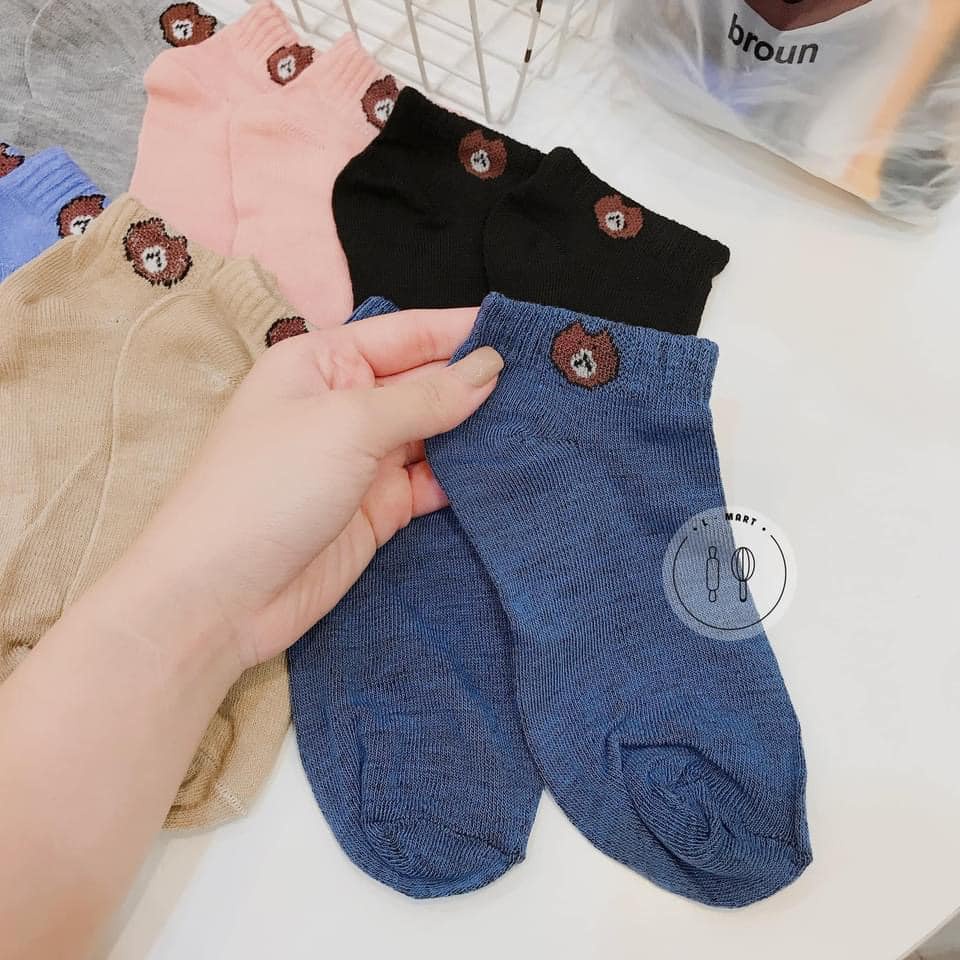TÚI 10 ĐÔI TẤT GẤU