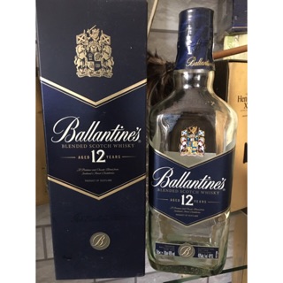 vỏ chai rượu Ballantines 12