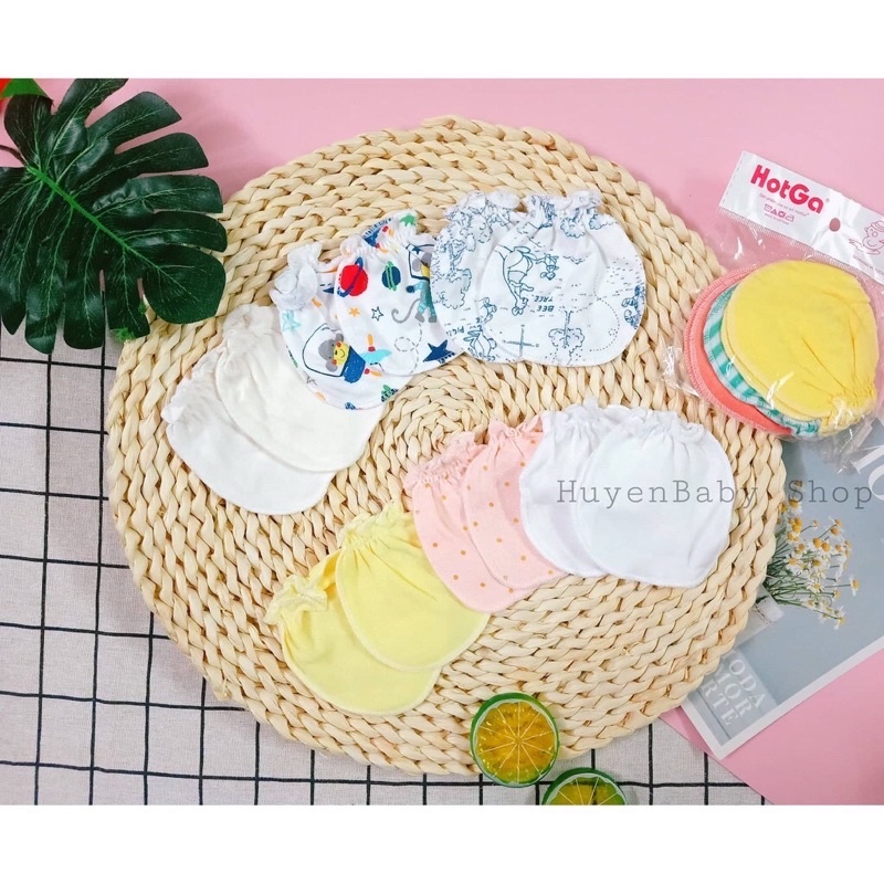 Set 3 đôi bao tay Hotga  dễ thương cho bé