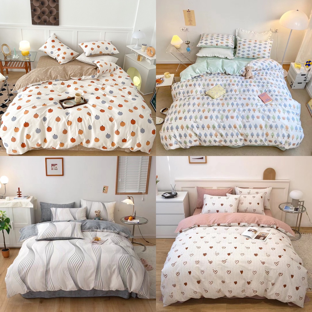 🍁 Bộ Chăn Ga Gối 🍁 Hommy Bedding Four Seasons vải cotton cao cấp hàng nhập khẩu