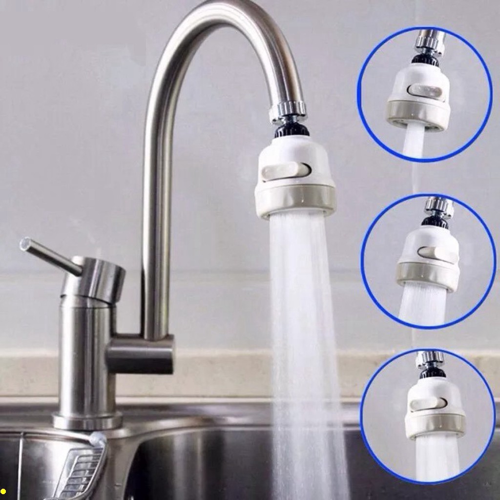 Đầu Nối Vòi Sink Bếp Rửa Chén Bát  Xoay 360 Độ