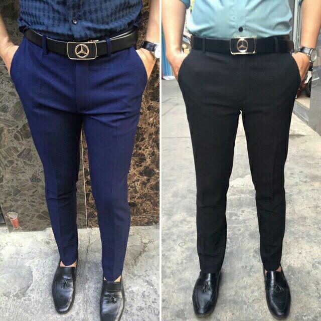 Quần tây nam vải co giãn dáng ôm hàng đẹp | BigBuy360 - bigbuy360.vn