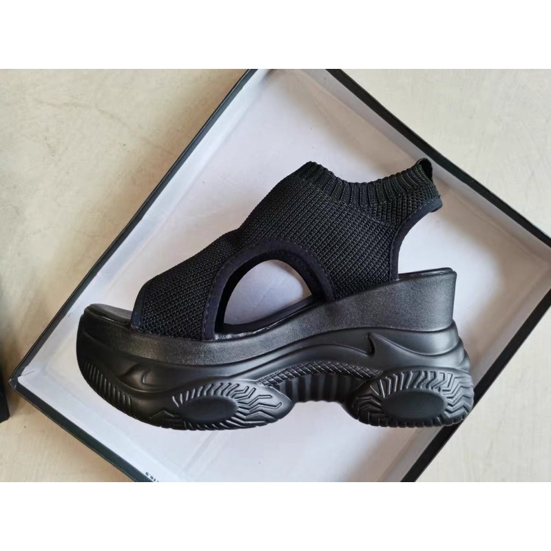 Sandal đế xuồng, sandal đế bằng cao 8cm⚡️ANDU STORE⚡️