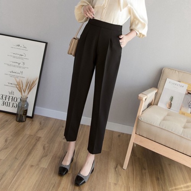 Quần Baggy Cạp Chun Siêu Hot Siêu Co Dãn Không Bai Xù Đủ size S M L XL