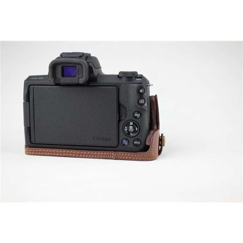 Ốp Da Pu Bảo Vệ Máy Ảnh Canon EOS M50 EOSM50II