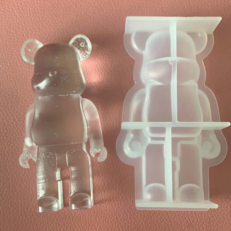 Sa Khuôn Silicon Làm Đồ Trang Sức Hình Gấu Violent 3D Độc Đáo