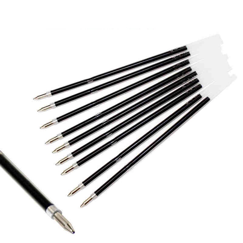 Set 10 Ruột Bút Bi 0.7mm 3 Màu Đen Đỏ Xanh Chất Lượng Cao