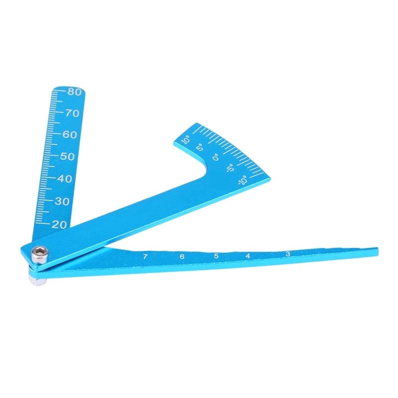 Thước Đo Chiều Cao Bánh Xe 3 Trong 1 Bằng Kim Loại Có Thể Điều Chỉnh Cho Xe Hơi Điều Khiển Từ Xa 1 / 8 1 / 10