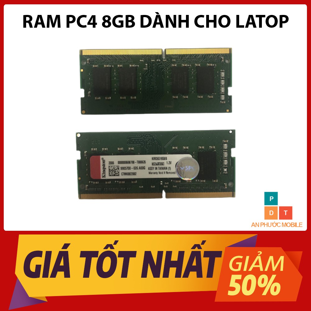 Ram PC4 8Gb - zin bóc máy