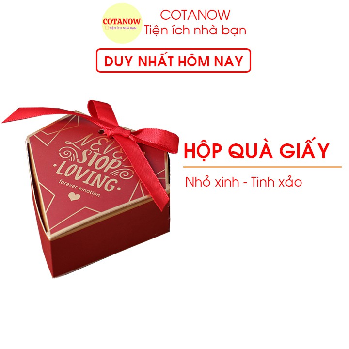 Hộp Quà Tặng Giấy Gấp - Hộp quà giấy xinh xắn, nhiều loại, nhiều màu COTANOW | BigBuy360 - bigbuy360.vn