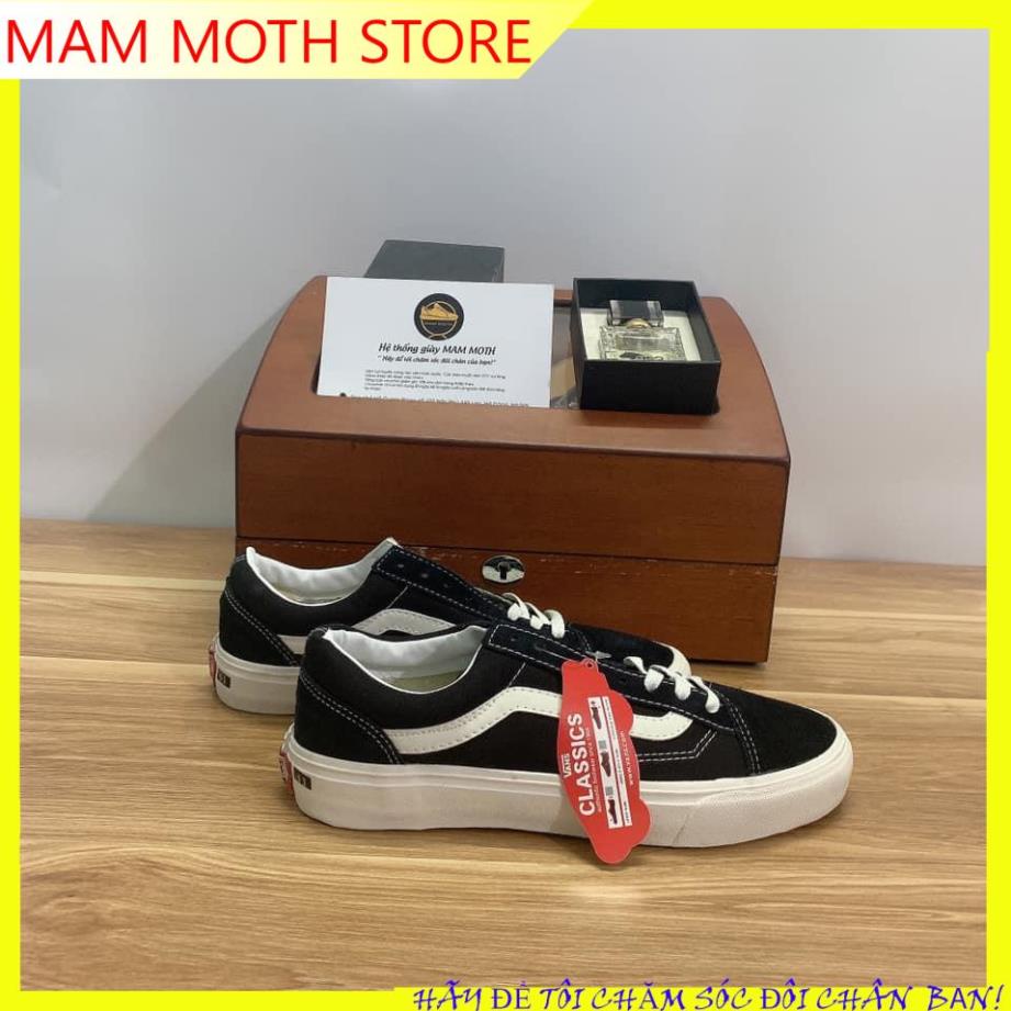 [Mã 252FASHIONSALE giảm 12% đơn 99K] Thanh Lý Giày van nam nữ V A N S caro, V A N S old vault đen bản trung 11 MAM MOTH | BigBuy360 - bigbuy360.vn