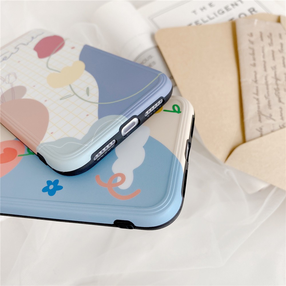 Ốp Điện Thoại Họa Tiết Hoa Xinh Xắn Cho Iphone 11 12Pro MAX XS I8 PLUS I7 XR | BigBuy360 - bigbuy360.vn