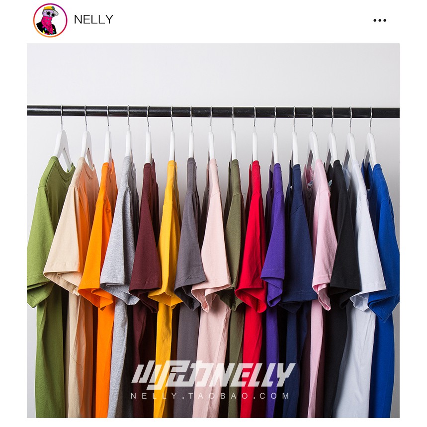 ORDER áo Nelly trơn- Áo phông ulzzang retro- Áo tag HeyBig bảng màu 9-16 buneno store