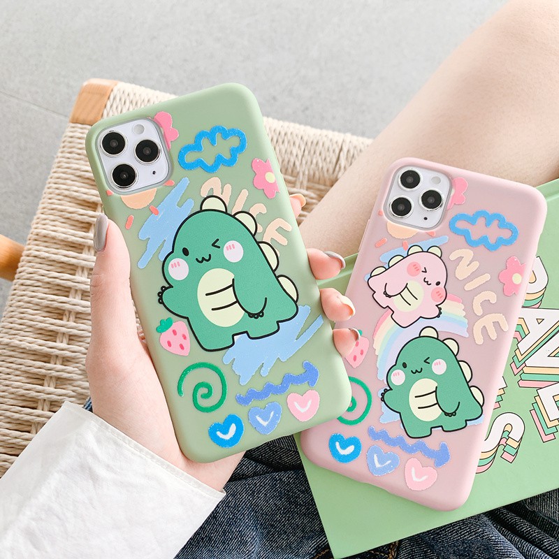 Ốp điện thoại TPU mềm in hoạt hình phong cách Nhật Bản và Hàn Quốc cho iPhone 6 6s 7 8 plus se 2020 | BigBuy360 - bigbuy360.vn