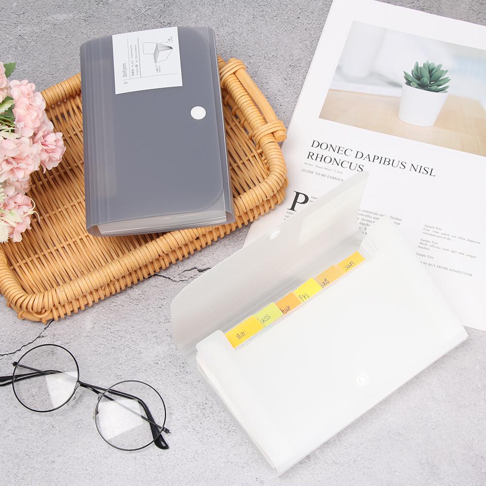 LET Túi Đựng Tài Liệu Văn Phòng Khổ A6 12 Ngăn Tiện Lợi