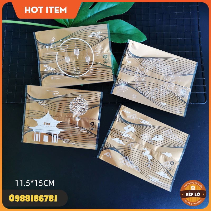 Túi đựng bánh trung thu 100gr 125gr 150gr 200gr - 1 set 100 túi