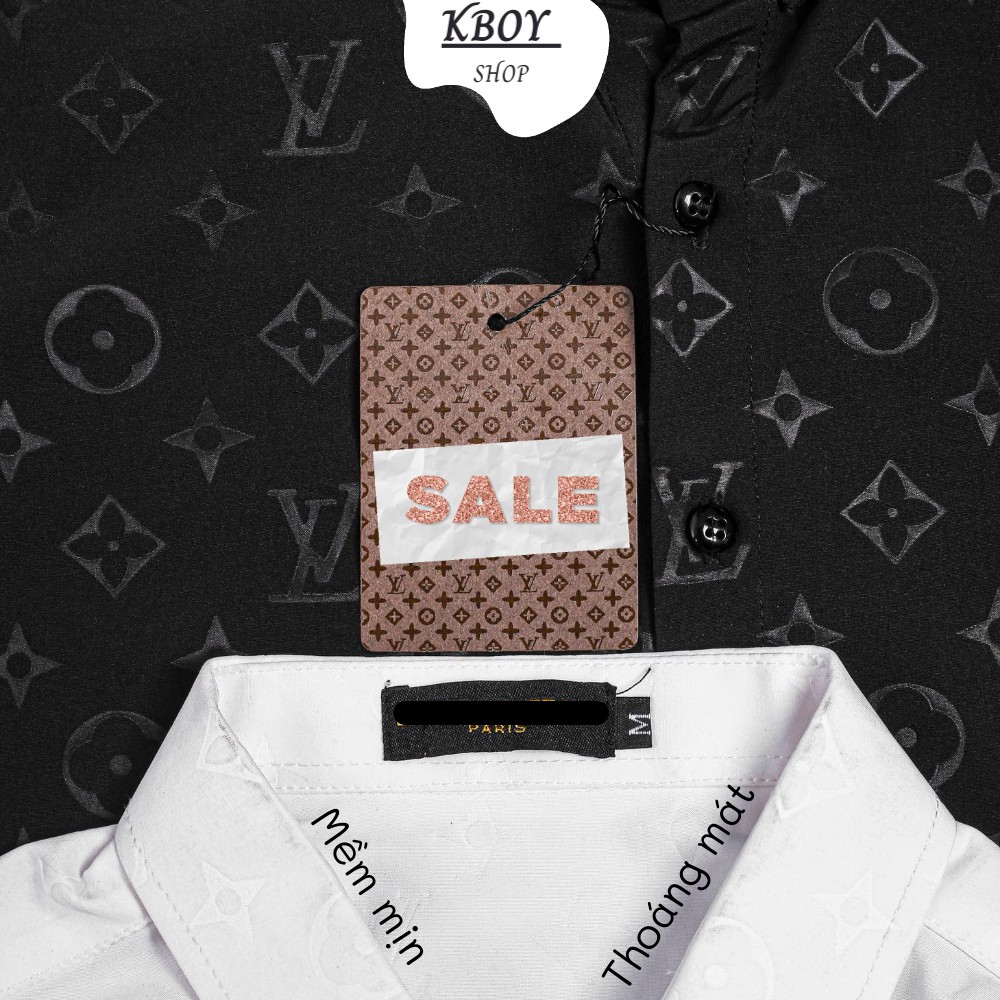 Áo sơ mi nam tay dài cotton TRẮNG/ĐEN phong cách hàn quốc - thấm hút co giãn tốt không nhăn, xù thích hợp dự tiệc - F108 | BigBuy360 - bigbuy360.vn