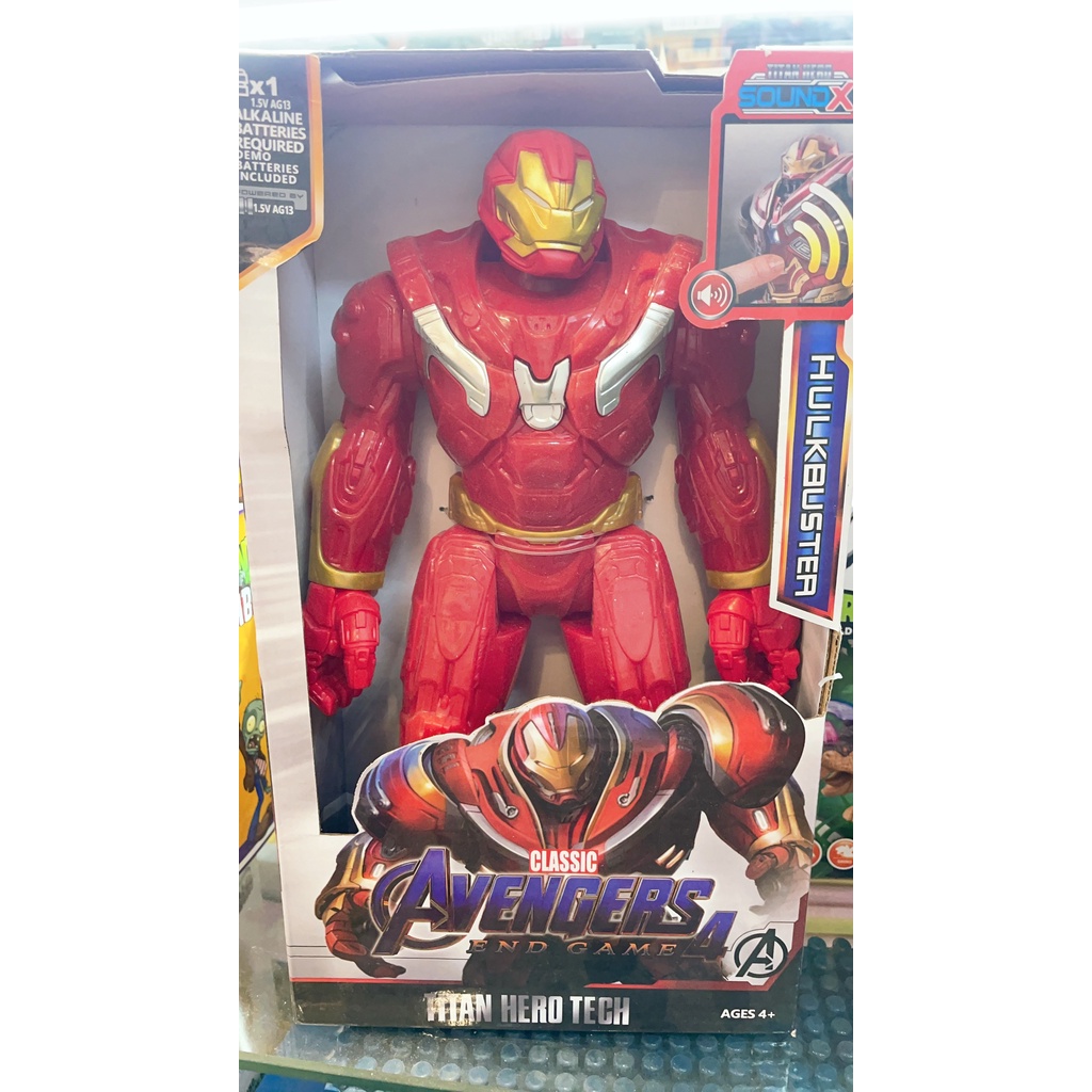 Siêu Anh Hùng Hulk Buster 8818 Có Khớp Tay Chân Đèn Và Nhạc
